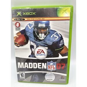 Madden NFL 07 (Original Xbox) CIB COMPLETE & TESTED